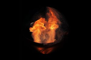 Spectacle pyrotechnique par Rachelle photos - Manu le jongleur - Spectacle de jonglage et de feu