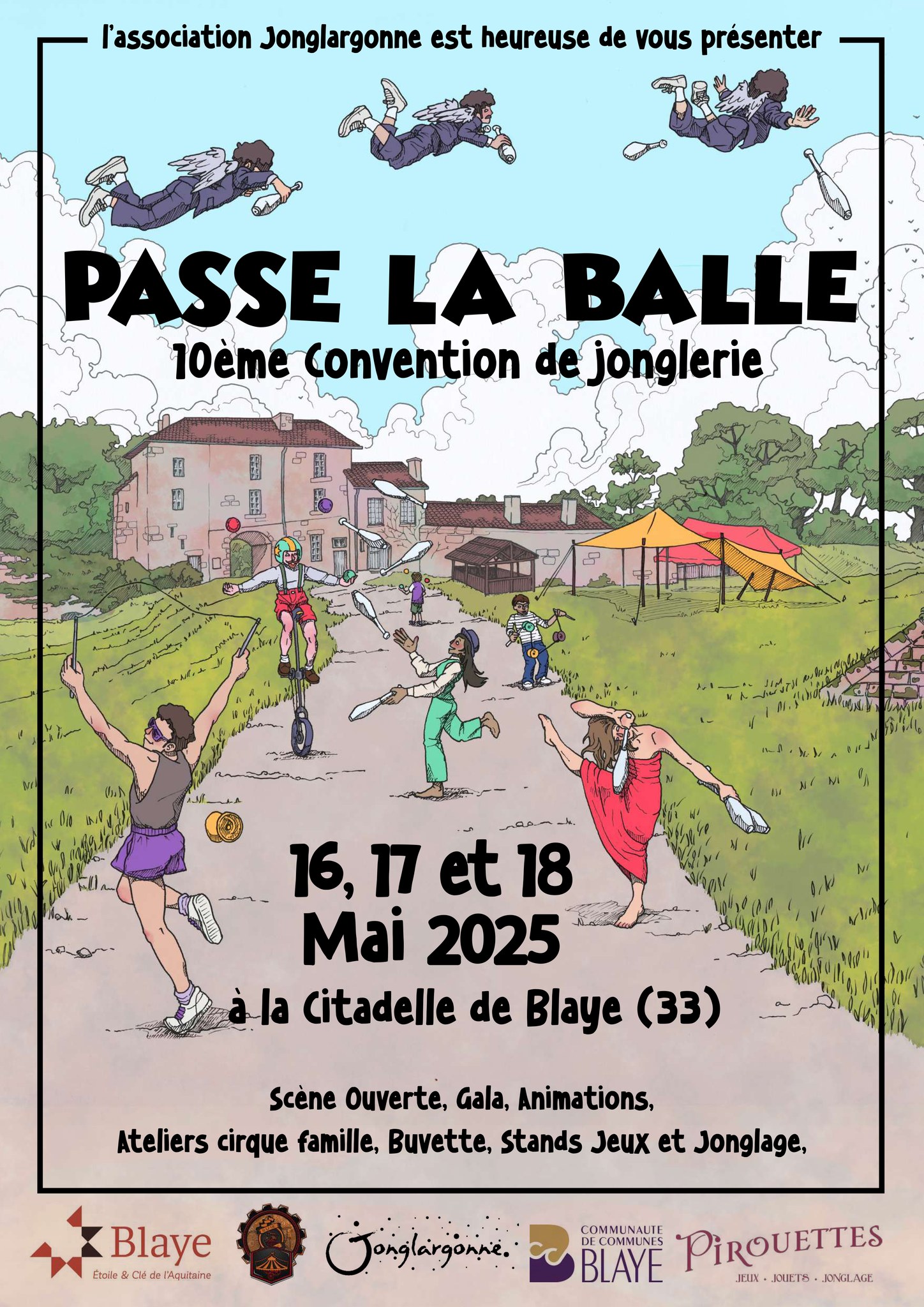 You are currently viewing La convention de jonglerie Passe la Balle 2025